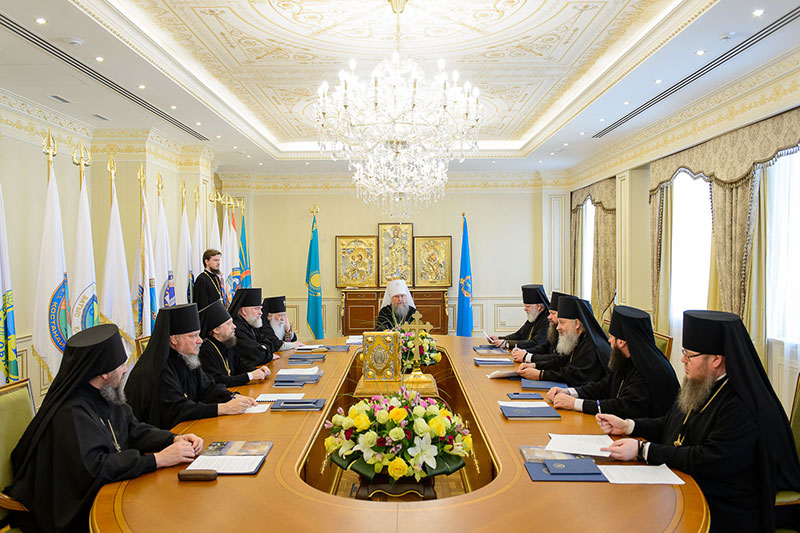 Заседание Синода Русской Православной Церкви в Казахстане